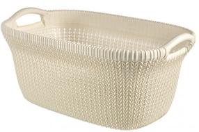 Skalbinių dėžė Curver, 40 l, balta sp., 38.5 cm x 59.5 cm x 27 cm