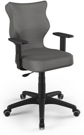 Bērnu darba krēsls Duo MT33 Size 6, 40 x 42.5 x 89.5 - 102.5 cm, melns krās./tumši pelēka krās.