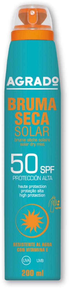 Purškiklis įdegio priežiūrai Agrado Solar SPF50, 200 ml