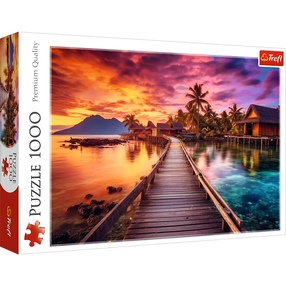 Dėlionė Trefl Paradise Island 10928, 48 cm x 68.3 cm, 1000 vnt., įvairių spalvų