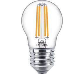 Lambipirn Philips Filamentinė LED, P45, 2700 °K, E27, 6.5 W, 806 lm