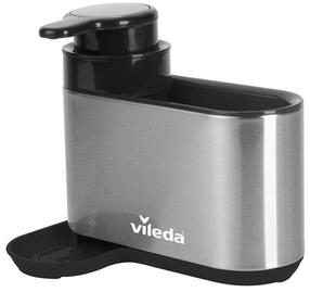 Kriauklės organizatorius - dėklas Vileda Easy Kitchen, 18 cm x 13 cm x 16 cm, plastikas/plienas, sidabro sp./pilka sp.