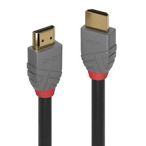 Kabelis Lindy Anthra HDMI, HDMI, 15 m, pelēka krās.