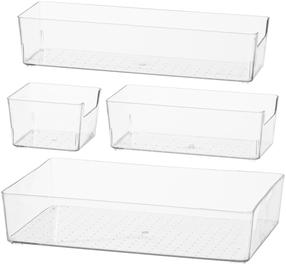Organizatorius, daiktų saugojimo Nord Clean, skaidri sp., 30 x 10 x 6 cm