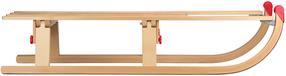 Koka ragavas Nijdam Foldable, dižskābarža krās./sarkana krās., 110 cm x 35 cm
