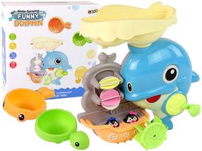 Игрушка для ванны Lean Toys Funny Dolphin 13081, многоцветный