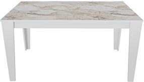 Stalas Kalune Design Bud, balta sp., 145 cm x 85 cm x 75 cm