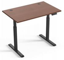 Datorgalds regulējams augstums Up Up Bjorn KD-57021PT/KB-D22-30S, 75 cm x 120 cm, 73 - 123 cm, brūna krās./melna krās.