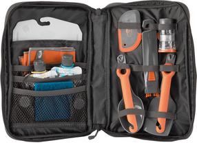 Turistinių indų rinkinys GSI Gourmet, 19.1 cm, juoda/oranžinė