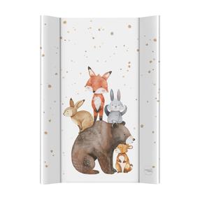 Pārtinamā virsma Ceba Baby Hard Forest Friends, 70 cm x 50 cm, brūna krās./balta krās./oranža krās.