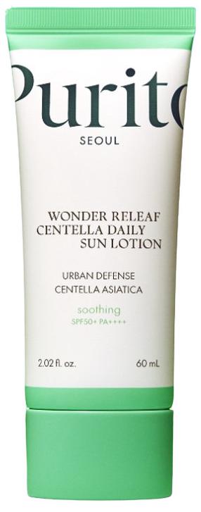 Losjons iedeguma kopšanai sejai Purito Wonder Releaf Centella Daily SPF50+, 60 ml