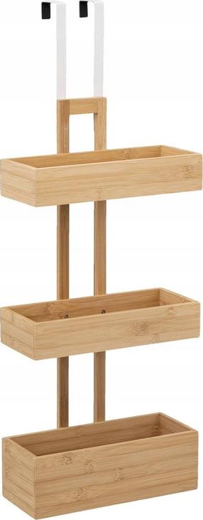 3-jų pakopų stačiakampė lentyna 5five, 17.3 cm x 74.7 cm x 28 cm, ruda sp.