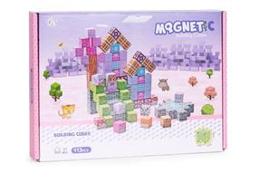 Магнитный конструктор Cubes HC740662, 113 шт., многоцветный