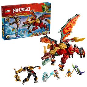 Konstruktorius LEGO® Ninjago Wyldfyre transformuojamas drakonas-robotas 71868, 821 vnt.