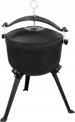 Горшок Master Grill & Party Iron Cauldron, чугун, 28 см, Ø 28 см, черный цв.