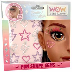 Kūno blizgis WOW generation Fun Shape Gems