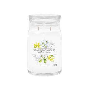 Küünal, lõhna Yankee Candle Signature Midnight Jasmine, 60 - 90 h, 567 g, valge v.