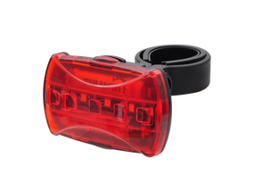 Velosipēdu lukturis Outliner JY-004AT-D, plastmasa, melna krās.