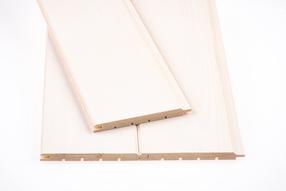 Koka dēlis iekšpusē Woodmood White Wax 201008, 2400 mm x 120 mm x 12 mm, A klase, 8 gab.