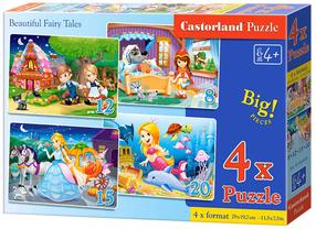 Dėlionė Castorland Beautiful Fairy Tales, 29 cm x 19.7 cm, 55 vnt., įvairių spalvų