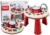 Vaikų žaidimo stalas Lean Toys Space Games, 42 cm, raudona sp.