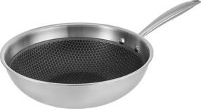 Сковорода Resto Wok 95349, Ø 28 см, алюминий/нержавеющая сталь