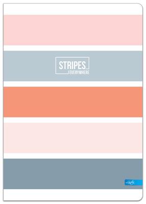 Vihik Lastva STRIPES, A4, 96 lehte, (värv/disain valitakse juhuslikult)