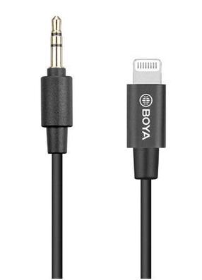 Adapteris Boya BY-K1 3.5 mm male, Apple Lightning, 0.2 m