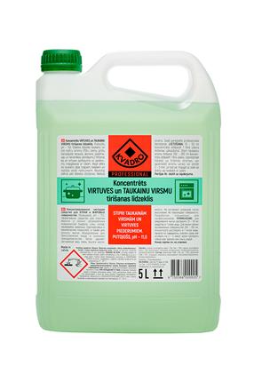 Tīrīšanas līdzeklis Kvadro, virtuves tīrīšanai/tauki, 5 l