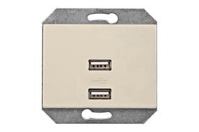 USB įkroviklis Vilma XP500, dramblio kaulo sp.