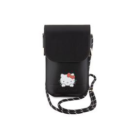 Telefona soma Hello Kitty, melna krās., Visi
