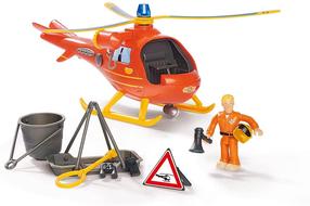 Lidmašīnas un helikopteri Simba Fireman Sam Helicopter Wallaby 109252510, sarkana krās./oranža krās.