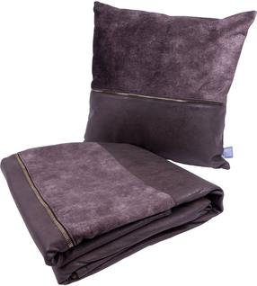 Pleedi ja padja komplekt Kenda Sand Picco 125 Picco 125, pruun v./hall v., 130 cm x 170 cm
