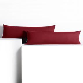 Pagalvės užvalkalas Restilo Amber, raudona sp., 145 cm x 20 cm, 2 vnt.