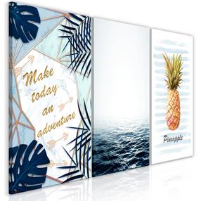 Reprodukcija Artgeist Pineapple Quote, n-c-0215-b-e, 120 cm x 60 cm