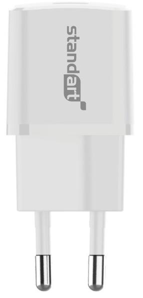 Telefona lādētājs Standart GT-RH21 mini, USB Type-C, balta krās., 20 W