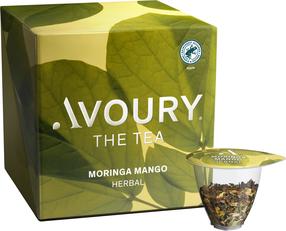 Arbatos kapsulės Avoury Moringa Mango, 0.02 kg, 8 vnt.