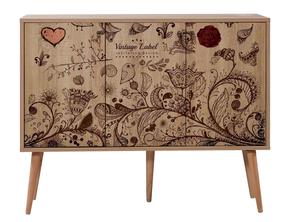 Spintelė Kalune Design Mega 730, įvairių spalvų/sonoma ąžuolo sp., 36 cm x 120 cm x 90 cm