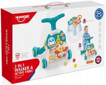 Lavinimo žaislas Huanger 2 in1 Walker & Active Table, 47 cm, mėlyna sp.