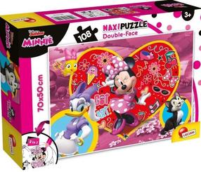 Puzle Lisciani Minnie, 70 cm x 50 cm, 108 gab.