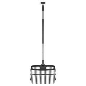 Grėblys vėduoklinis Fiskars Ergonomic, su kotu, 1500 mm