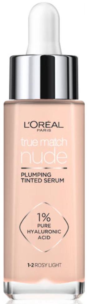 Šķidrā grima bāze L’Oréal Paris True Match Nude, 1-2 rosy light, 30 ml