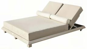 Lauko kėdė Kalune Design Hera 561CLR2301, smėlio sp., 212 cm x 150 cm x 36 cm
