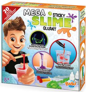 Slaima veidošanas komplekts Buki France Sticky slime, daudzkrāsaina