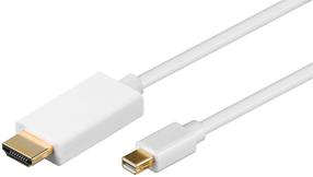 Kabelis MicroConnect MDPHDMI2 Mini DisplayPort, HDMI, 1.8 m, balta sp.