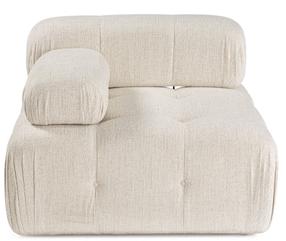 Moduļu dīvāns Atelier Del Sofa Doblo, krēmkrāsa, kreisais, 105 x 100 cm x 80 cm