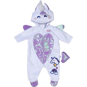 Kombinezons lellei Zapf Creation Baby born Unicorn, balta krās./violeta krās.