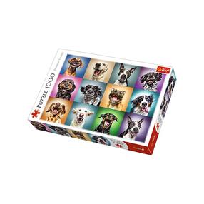 Dėlionė Trefl Funny Dog Portraits 10462, 68.3 cm x 48 cm, 1000 vnt., įvairių spalvų