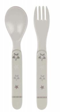 Stalo įrankiai Effiki Kids Cutlery Racer, 0 mėn., melaminas, šviesiai ruda sp.