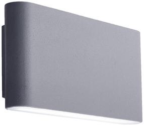 Уличный настенный светильник Searchlight Maples, 4Вт, LED, IP44, серый цв., 17 см x 9 см